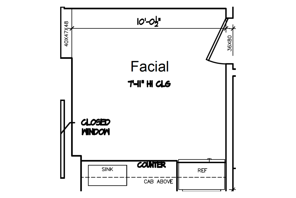 facial room