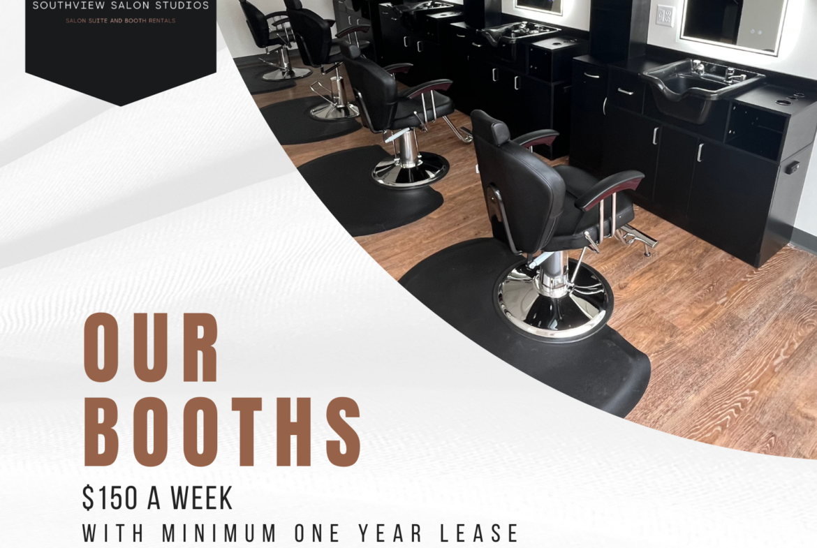 Salon Renter, stylish salon booths available for rent, ideal for beauty professionals seeking flexib.